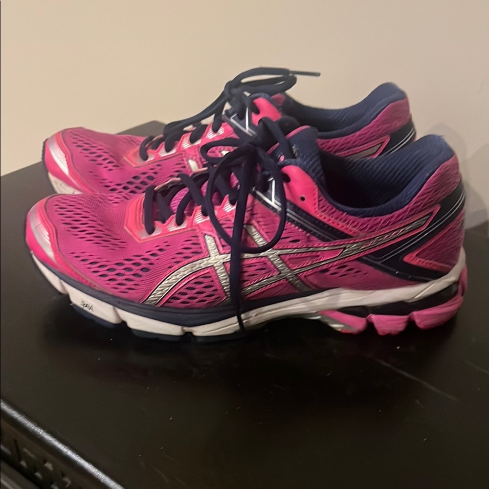 Asics Pink Athletic Shoes for Running